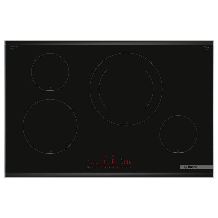 BOSCH PLACA INDUÇAO 80CM 4ZONAS MOLDURA BOSCH PLACA INDUÇAO 80CM 4ZONAS MOLDURA