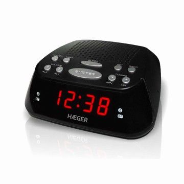 HAEGER RADIO RELOGIO DESPERTADOR LIGAÇAO CORRENTE OU PILHAS HAEGER RADIO RELOGIO DESPERTADOR LIGAÇAO CORRENTE OU PILHAS
