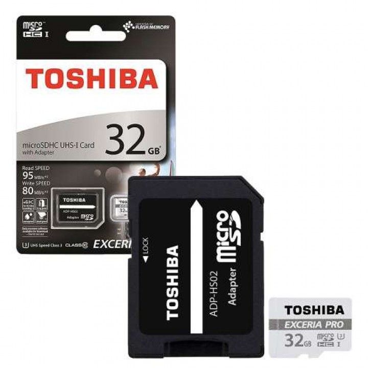 TOSHIBA CARTAO MEMORIA MICRO SDHC 32GB ADAPT C10 EXCER TOSHIBA CARTAO MEMORIA MICRO SDHC 32GB ADAPT C10 EXCER