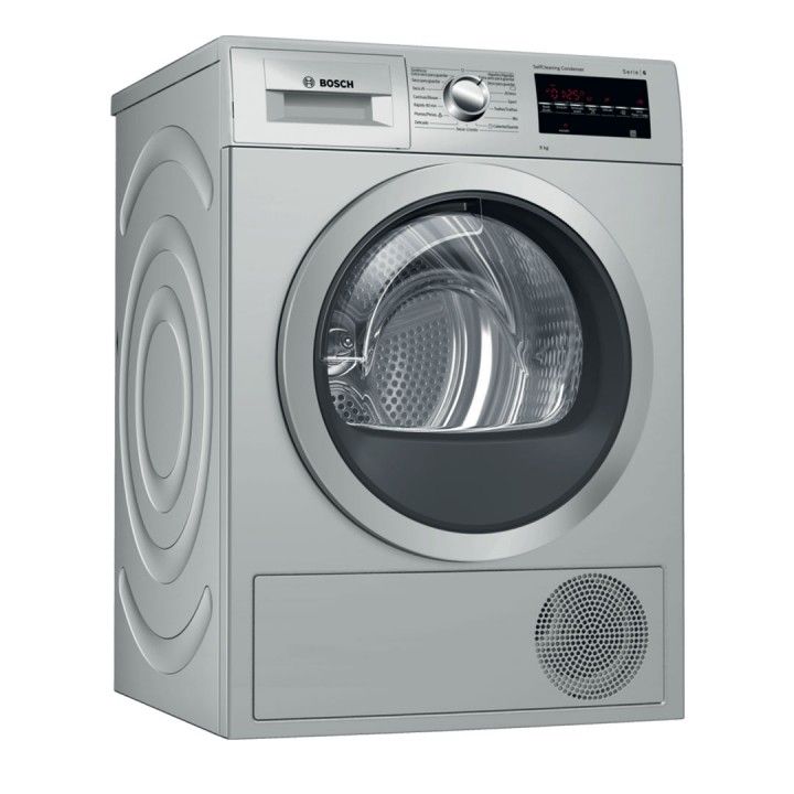 BOSCH SECADOR ROUPA 9KG BOMBA CALOR SILV IX (E) BOSCH SECADOR ROUPA 9KG BOMBA CALOR SILV IX (E)