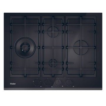 HAIER PLACA CRISTALGAS 65CM 4GAS VIDRO PRETO HAIER PLACA CRISTALGAS 65CM 4GAS VIDRO PRETO