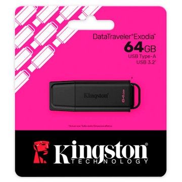 KINGSTON PEN DRIVE 64GB USB 3.2 DATATRAVELER EXODIA KINGSTON PEN DRIVE 64GB USB 3.2 DATATRAVELER EXODIA