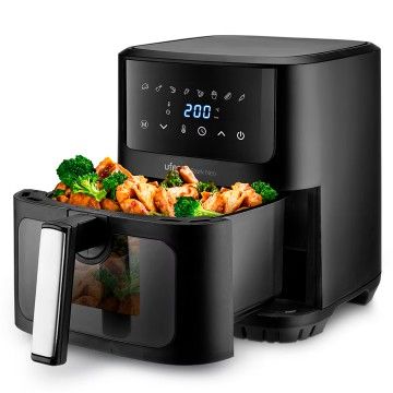 UFESA FRITADEIRA S/OLEO 6.5LT AIRE FRYER PRETA