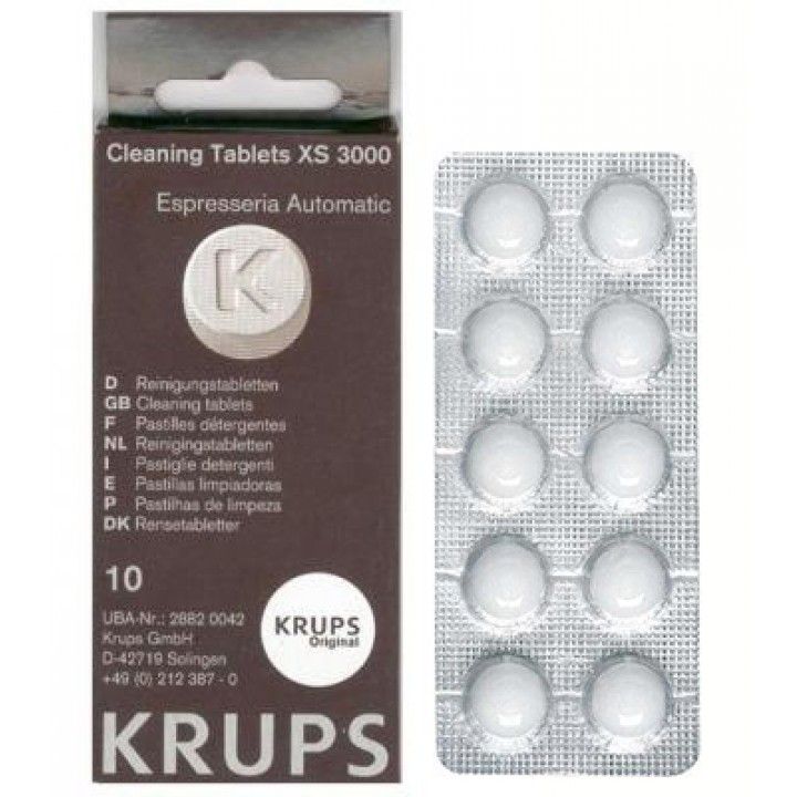 KRUPS PASTILHA DE LIMPEZA PARA MAQUINAS AUTOMATICAS KRUPS PASTILHA DE LIMPEZA PARA MAQUINAS AUTOMATICAS