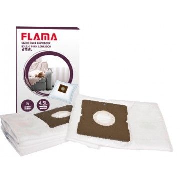 FLAMA SACOS ASPIRADOR PARA 1675FL/1676FL 5SACOS 4.5LT FLAMA SACOS ASPIRADOR PARA 1675FL/1676FL 5SACOS 4.5LT