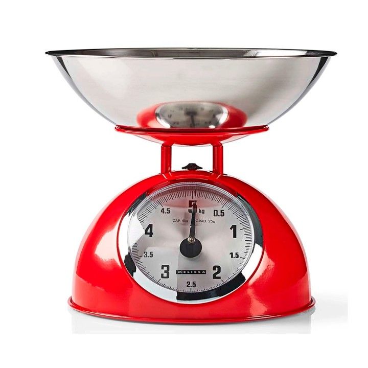 MELISSA BALAN�A COZINHA RETRO MAX 5KG VERMELHA
