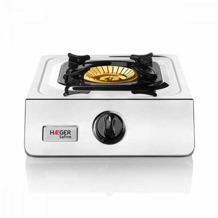 HAEGER FOGAREIRO GAS 1 BOCA SAFINE 110MM INOX HAEGER FOGAREIRO GAS 1 BOCA SAFINE 110MM INOX