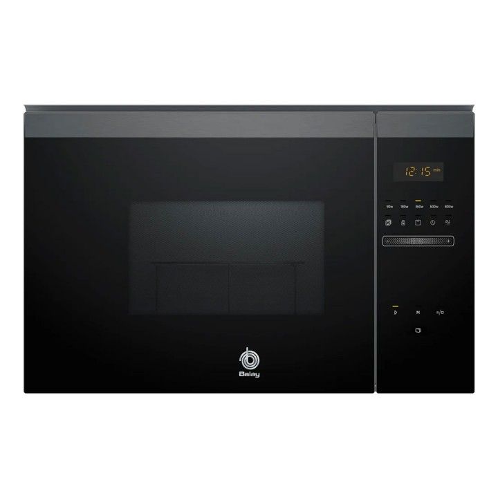 BALAY MICROONDAS INTEG 25LT C/ GRILL CINZA/PRETO BALAY MICROONDAS INTEG 25LT C/ GRILL CINZA/PRETO