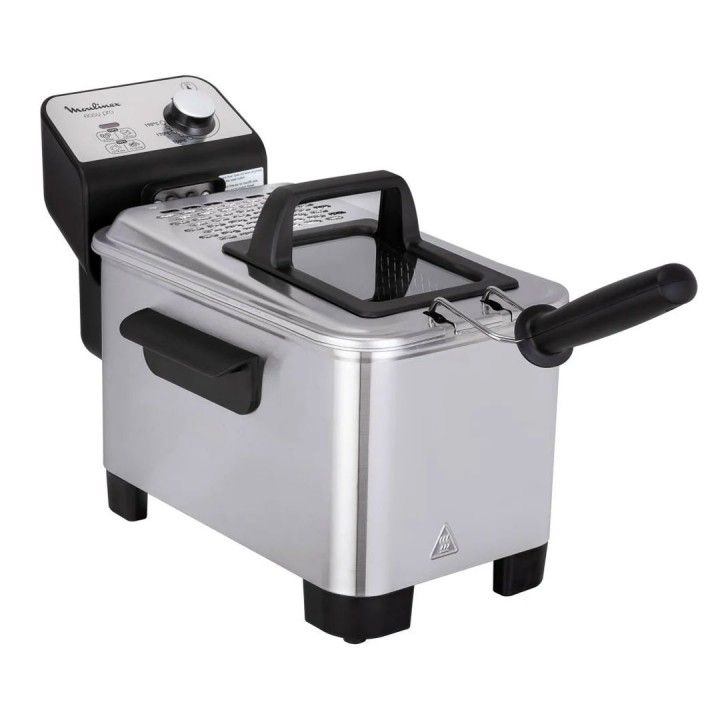 MOULINEX FRITADEIRA 2200W 3LT 1,2KG CORPO INOX CUBA AMOVIVEL