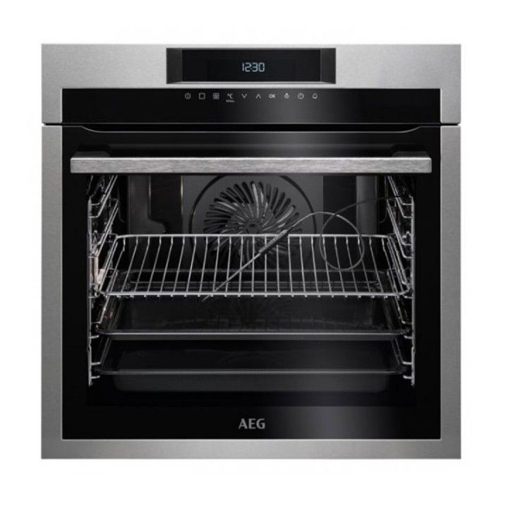 AEG FORNO PIROLITICO 10FUN�OES 1NIVEL CALHAS INOX A+