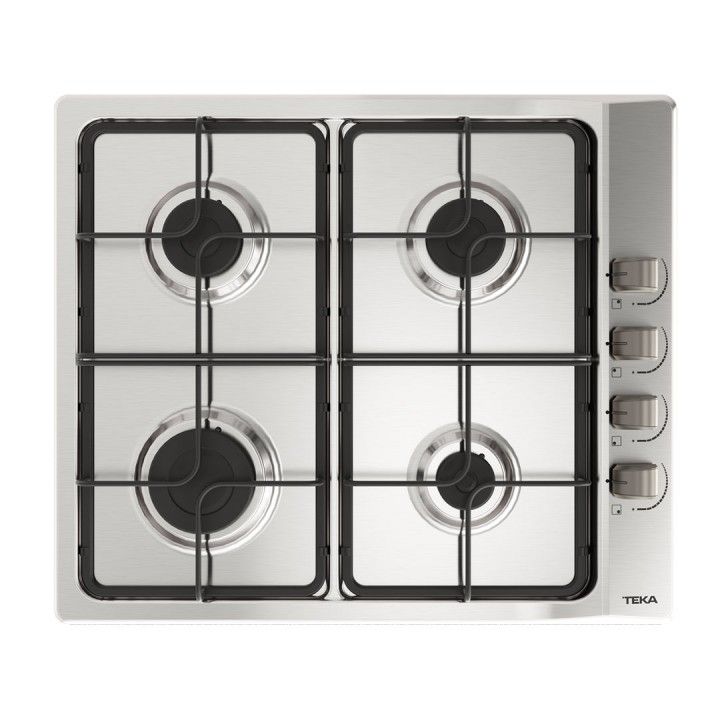 TEKA PLACA 60CM 4GAS BUT C/ INJ.P/ GAS NAT INOX TEKA PLACA 60CM 4GAS BUT C/ INJ.P/ GAS NAT INOX