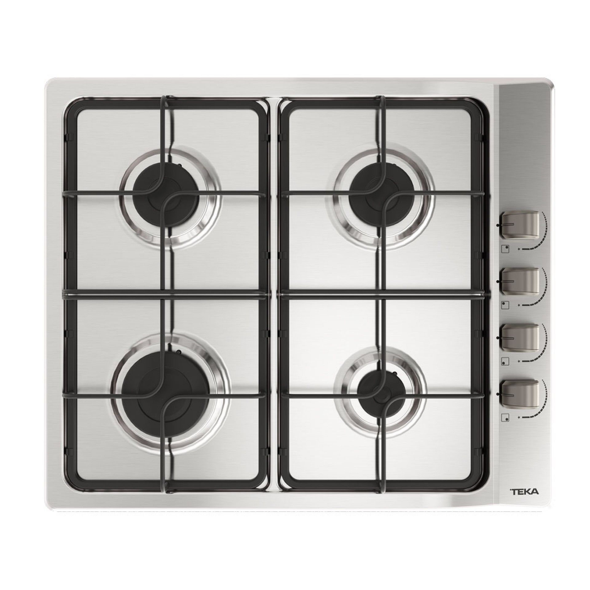 TEKA PLACA 60CM 4GAS BUT C/ INJ.P/ GAS NAT INOX