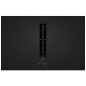 SIEMENS PLACA INDU�AO 80CM C/ VENTIL INTEG FLEX VIDRO MATE