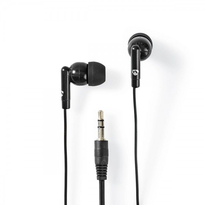 NEDIS AURICULARES 3.5MM PRETOS NEDIS AURICULARES 3.5MM PRETOS