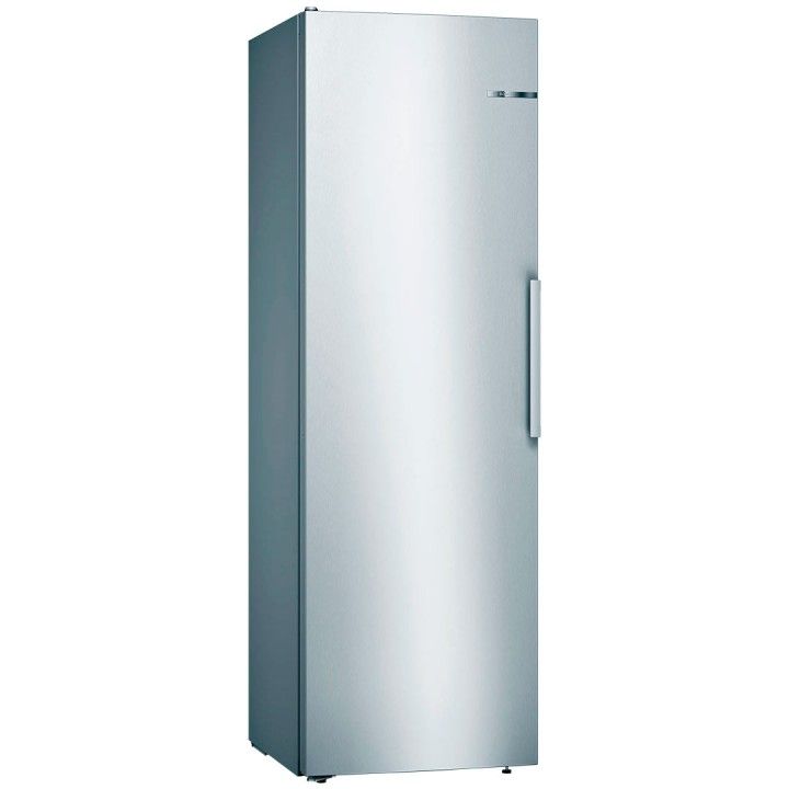 BOSCH FRIGORIFICO 1PT 346LT 1860X600X650MT PT AÇO INOX (D) BOSCH FRIGORIFICO 1PT 346LT 1860X600X650MT PT AÇO INOX (D)