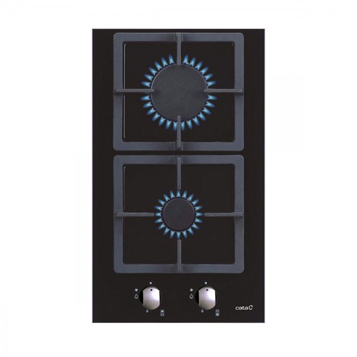 CATA PLACA DOMINO CRISTAL GAS 30CM