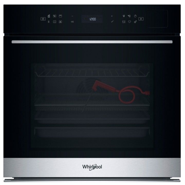 WHIRLPOOL FORNO MULTIF. PIROL E HIDRO 73LT INOX (A+)