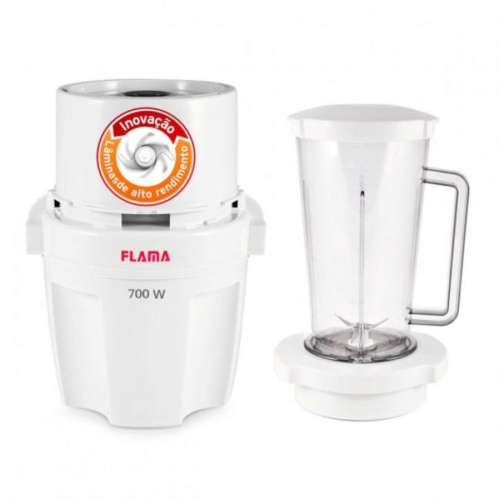 FLAMA PICADORA 700W 200GR C/COPO LIQUIDIFICADOR 1,25LT FLAMA PICADORA 700W 200GR C/COPO LIQUIDIFICADOR 1,25LT
