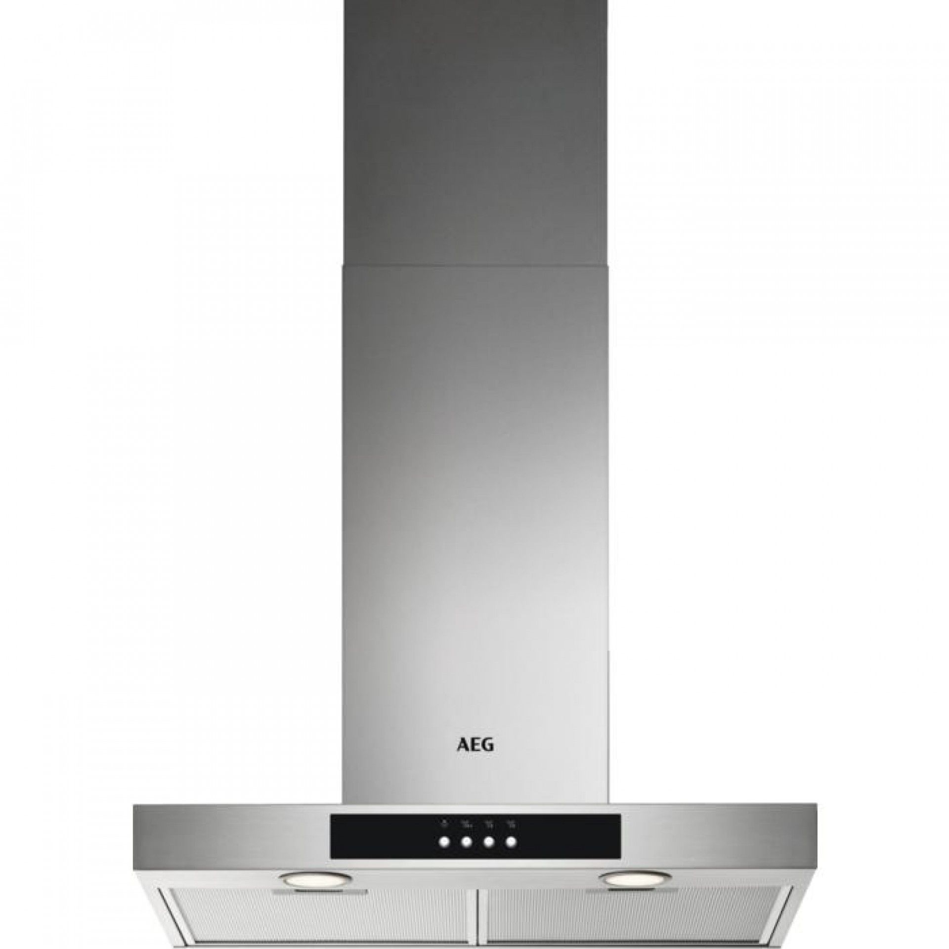 AEG CHAMINE PAREDE 60CM 600m3/h VIDRO PRETO/INOX C