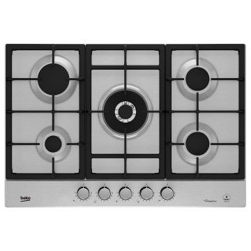 BEKO PLACA 5 GAS 75CM INOX BEKO PLACA 5 GAS 75CM INOX
