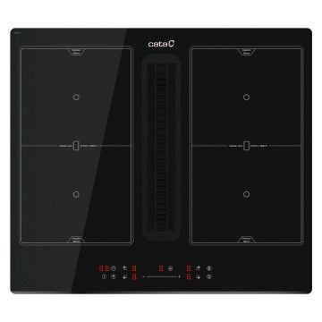 CATA PLACA INDUÇAO 4ZONAS C/EXAUSTAO 60CM FLEX CATA PLACA INDUÇAO 4ZONAS C/EXAUSTAO 60CM FLEX