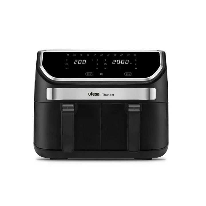 UFESA FRITADEIRA S/OLEO 9LT 1700W 11PROG C/ 2CESTAS PRETA UFESA FRITADEIRA S/OLEO 9LT 1700W 11PROG C/ 2CESTAS PRETA