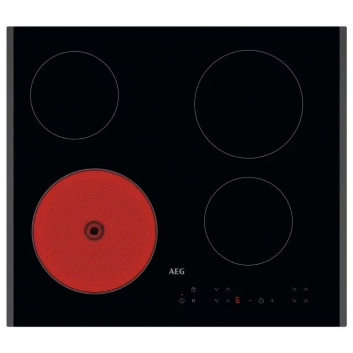 AEG PLACA VITRO 60CM 4ZONAS BISELADA