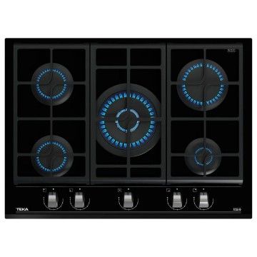 TEKA PLACA CRISTALGAS 70CM BUT C/ INJ.P/ GAS NAT