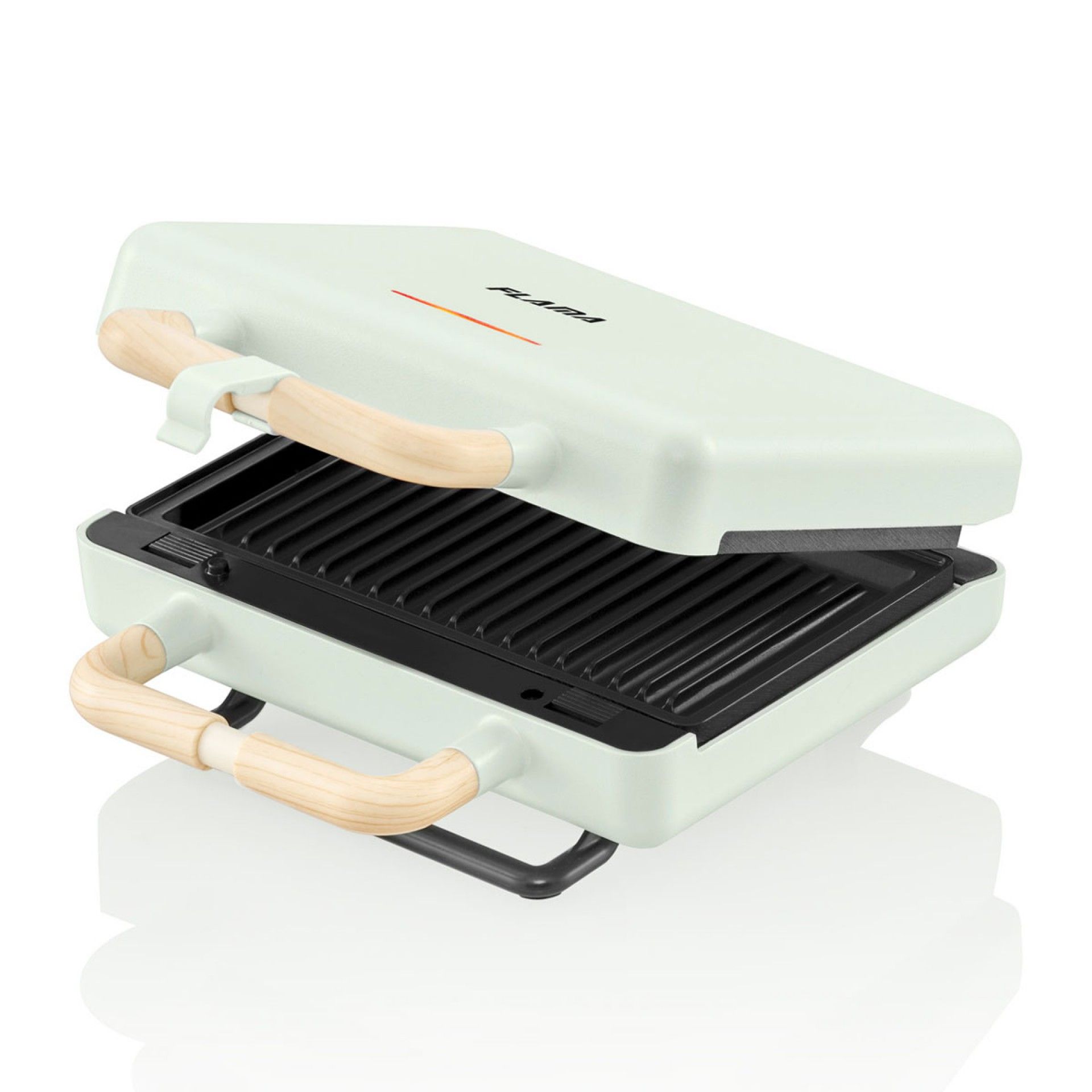 FLAMA SANDWICHEIRA PLACAS GRILL 800W VERDE