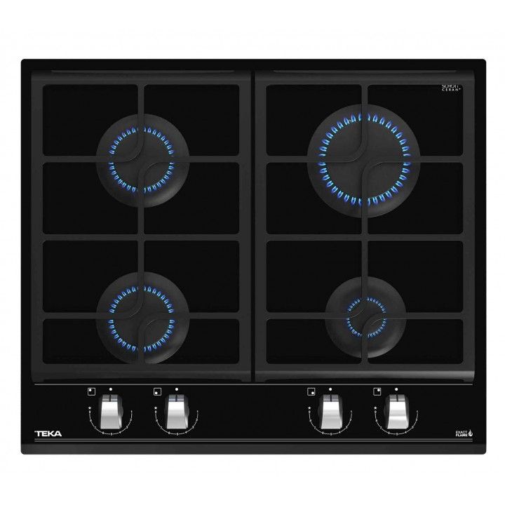 TEKA PLACA CRISTALGAS 60CMS 4 GAS BUT C/INJ P/GAS NAT TEKA PLACA CRISTALGAS 60CMS 4 GAS BUT C/INJ P/GAS NAT