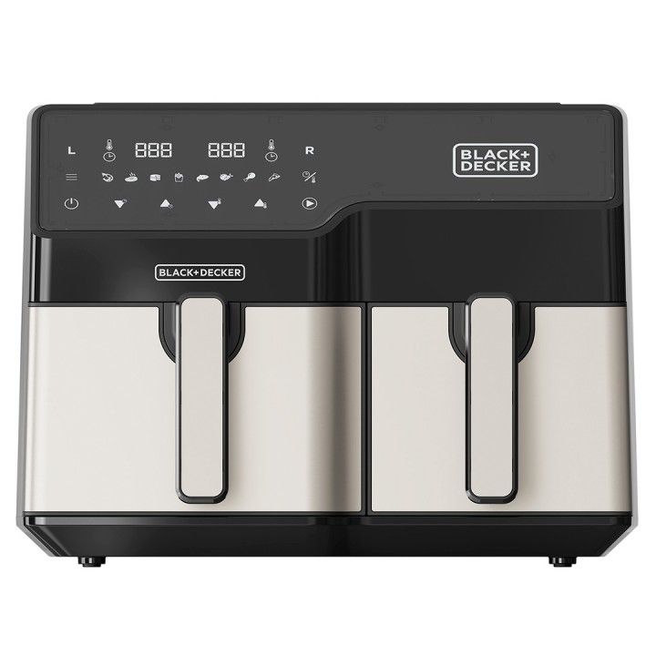 BLACK & DECKER FRITADEIRA 9LT 2500W AIR FRYER DECKERDUAL BLACK & DECKER FRITADEIRA 9LT 2500W AIR FRYER DECKERDUAL