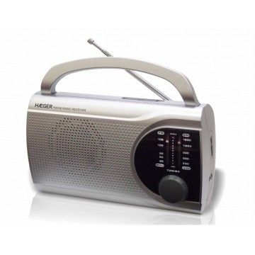 HAEGER RADIO PORTATIL SINTONIZADOR ANALOGICO FM/AM