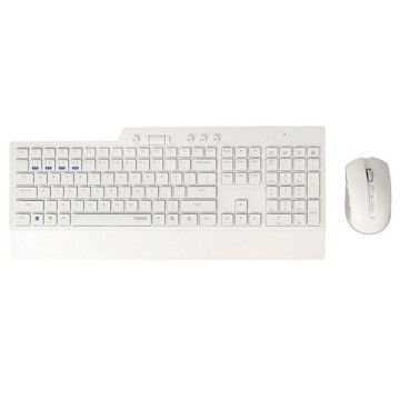 HAMA TECLADO+RATO S/FIO MULTI MODE BRANCO