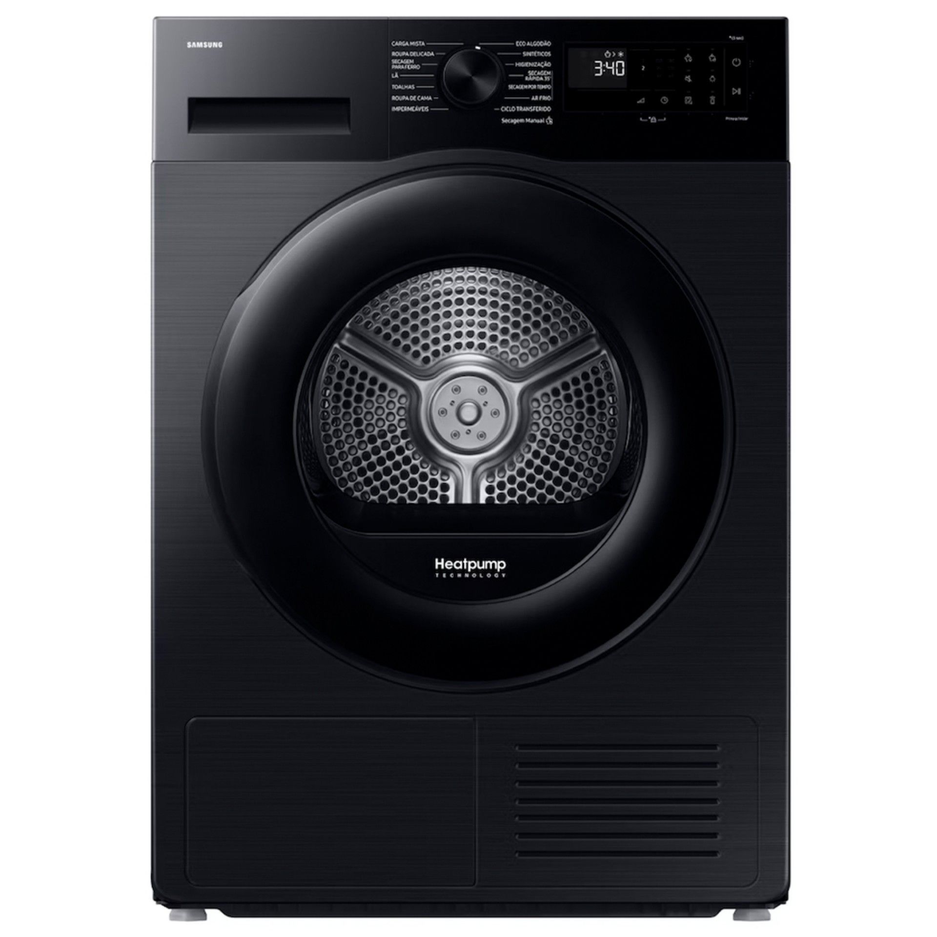 SAMSUNG SECADOR ROUPA 9KG BOMBA CALOR WIFI PRETO (C)