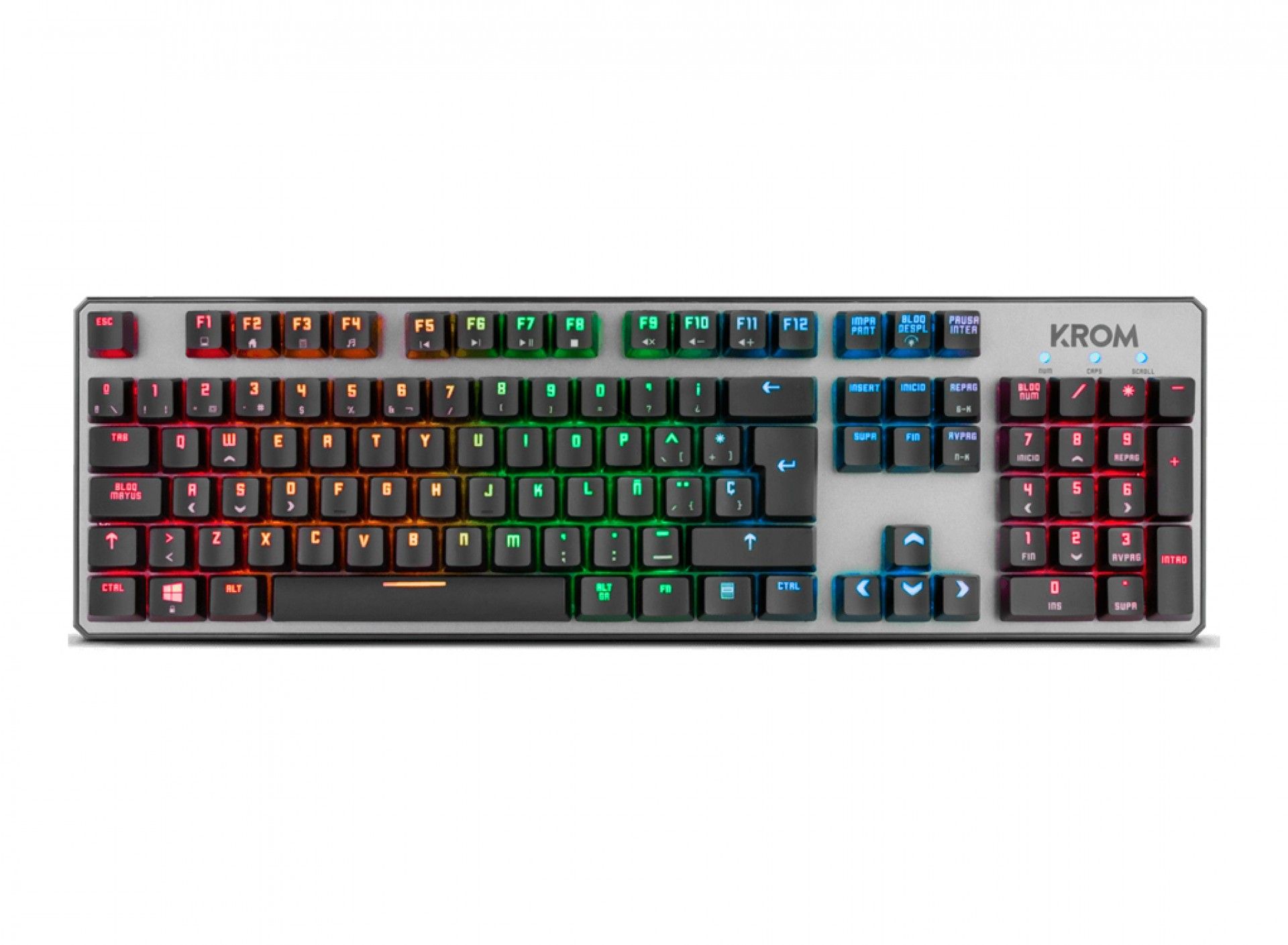 KROM TECLADO GAMING RGB