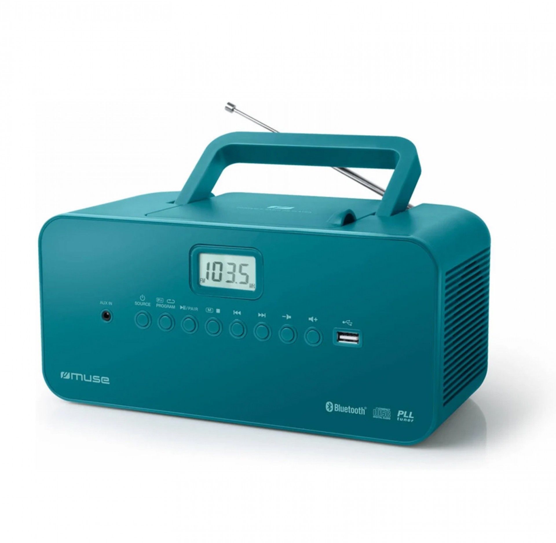 MUSE RADIO PORTATIL C/CD RADIO MW/FM BLUETOOTH