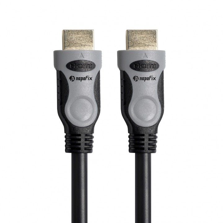 NAPOFIX CABO HDMI V1.4 M-M 1,8MT BASIC GOLD PLATED NAPOFIX CABO HDMI V1.4 M-M 1,8MT BASIC GOLD PLATED