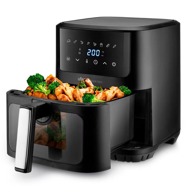 UFESA FRITADEIRA S/OLEO 6.5LT AIRE FRYER PRETA