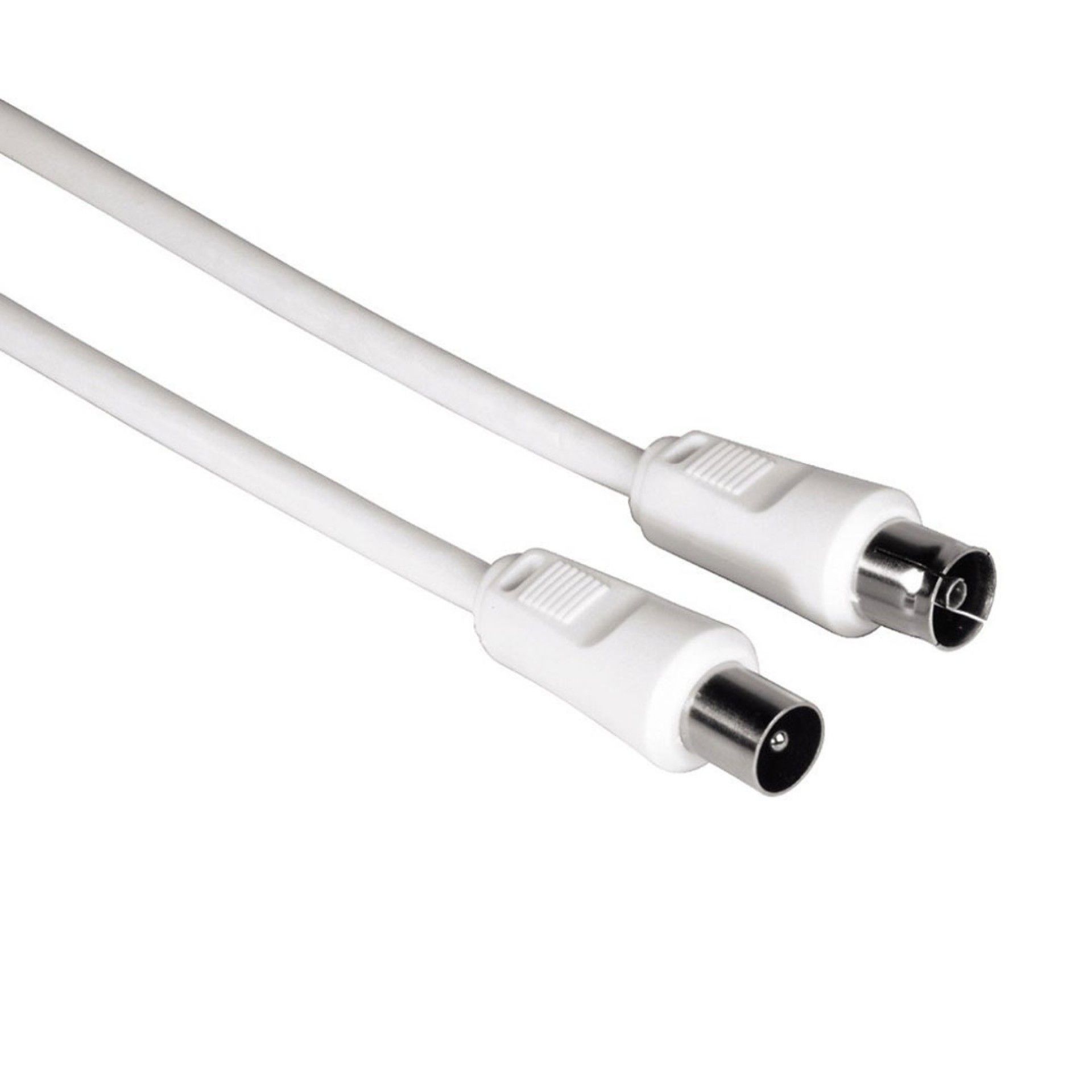 HAMA CABO ANTENA COAX M/F 75DB 1.5MT BRANCO