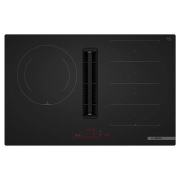 BOSCH PLACA INDU�AO 80CM C/ VENTILA�AO INTEGRADA PRETO MATTE