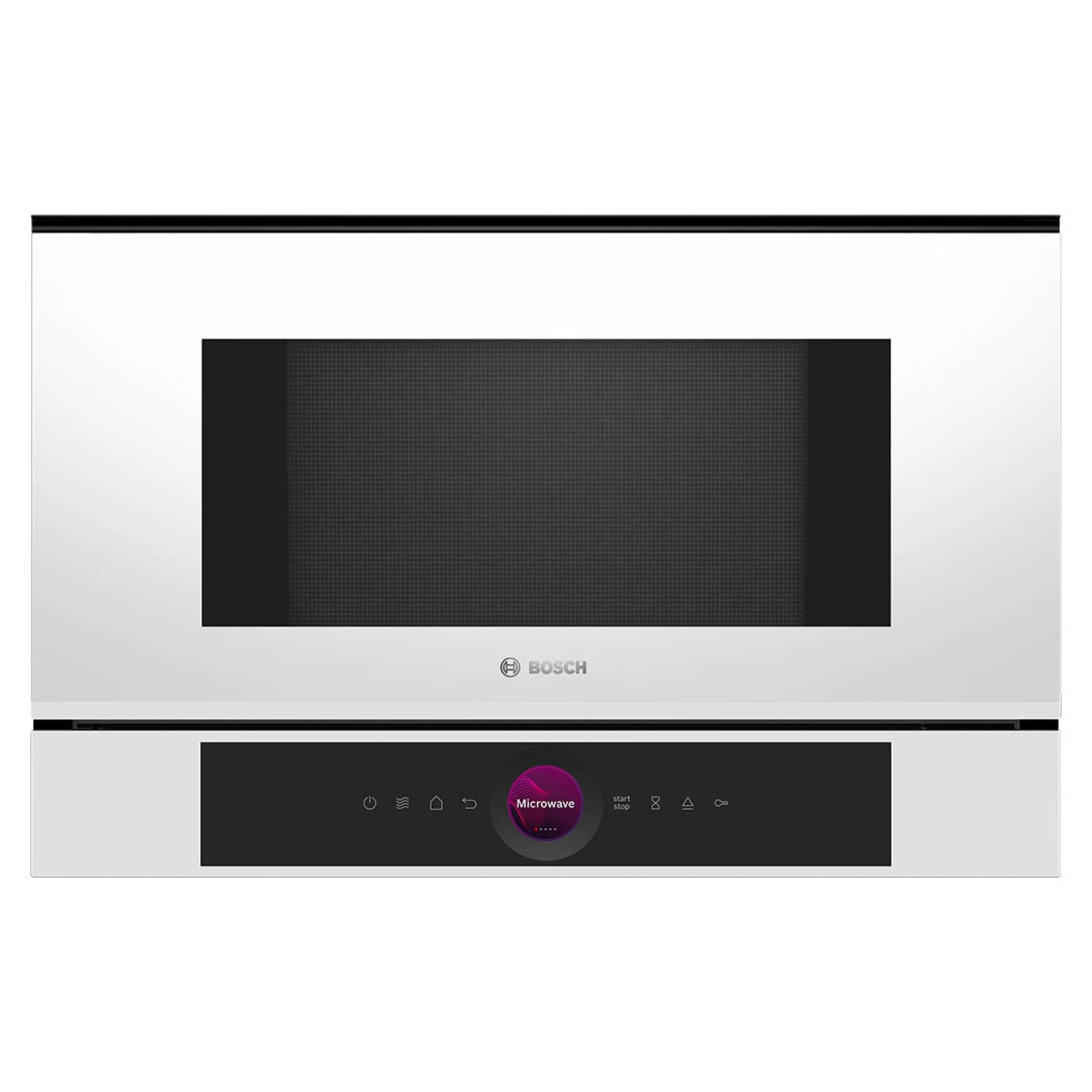 BOSCH MICROONDAS INTEG. 21LTS VIDRO BRANCO