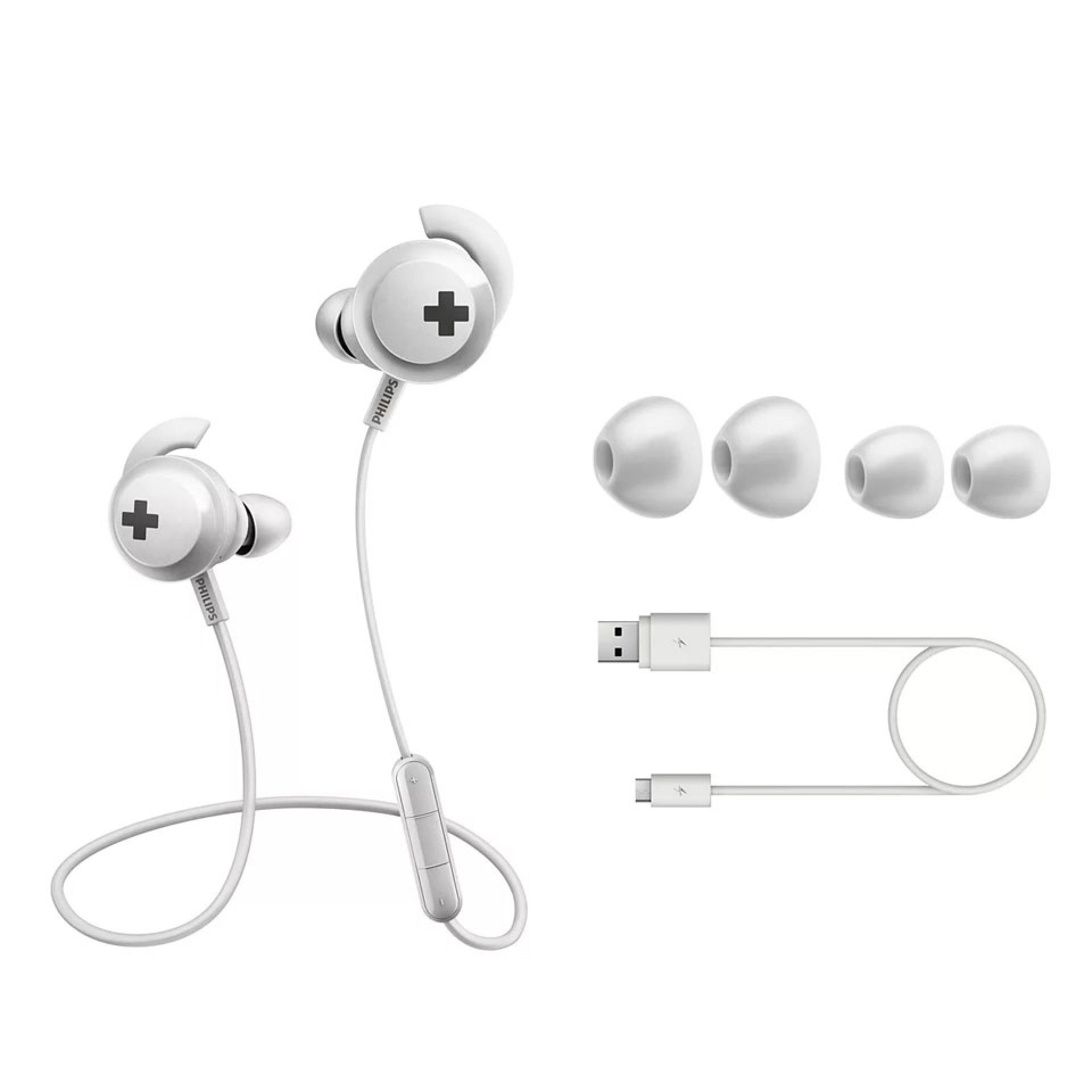 PHILIPS AUSCULTADORES S/ FIO BLUETOOTH BRANCO