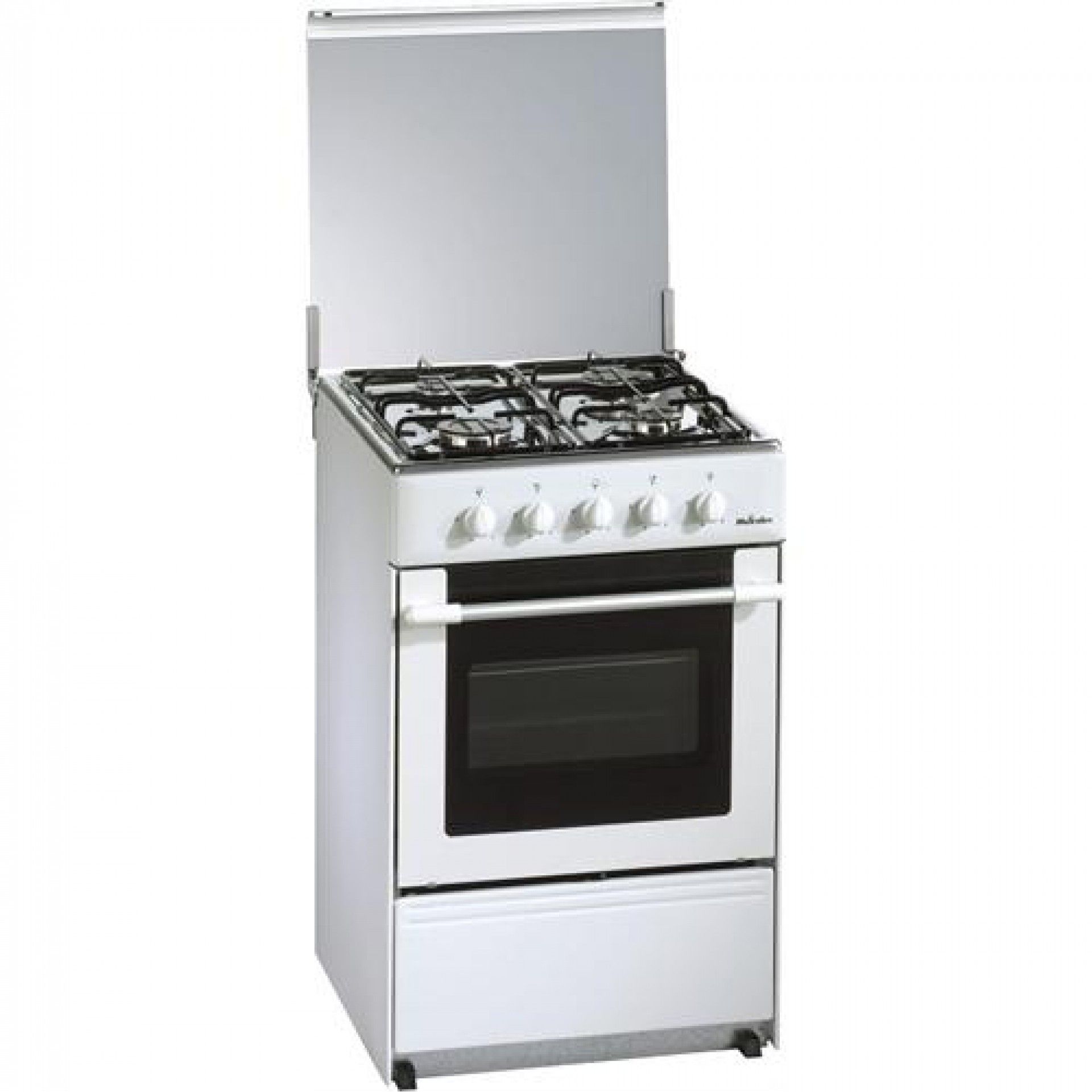 MEIRELES FOGAO BRANCO 4 GAS L53,5xP56,5CM ESTUFA FIXA VALV S