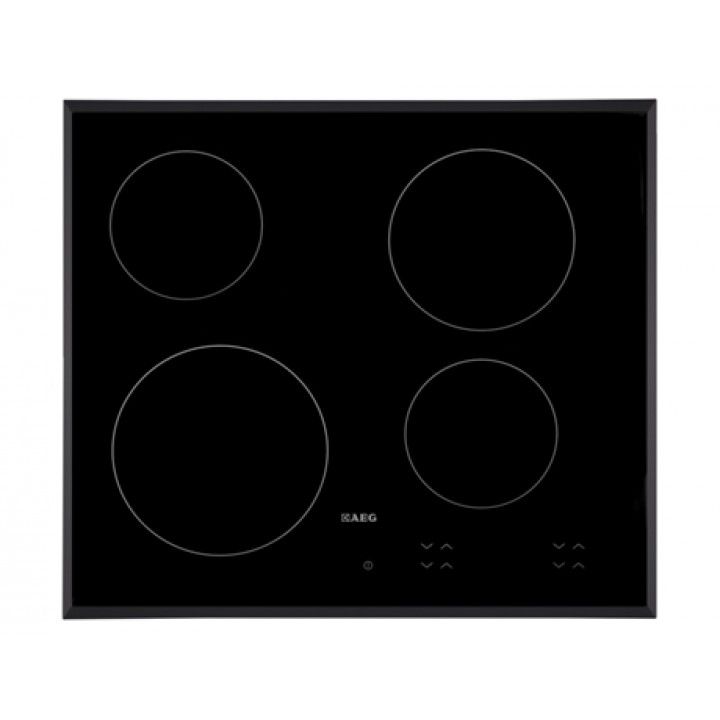 AEG PLACA VITRO 60CM 4 ZONAS BISELADA AEG PLACA VITRO 60CM 4 ZONAS BISELADA