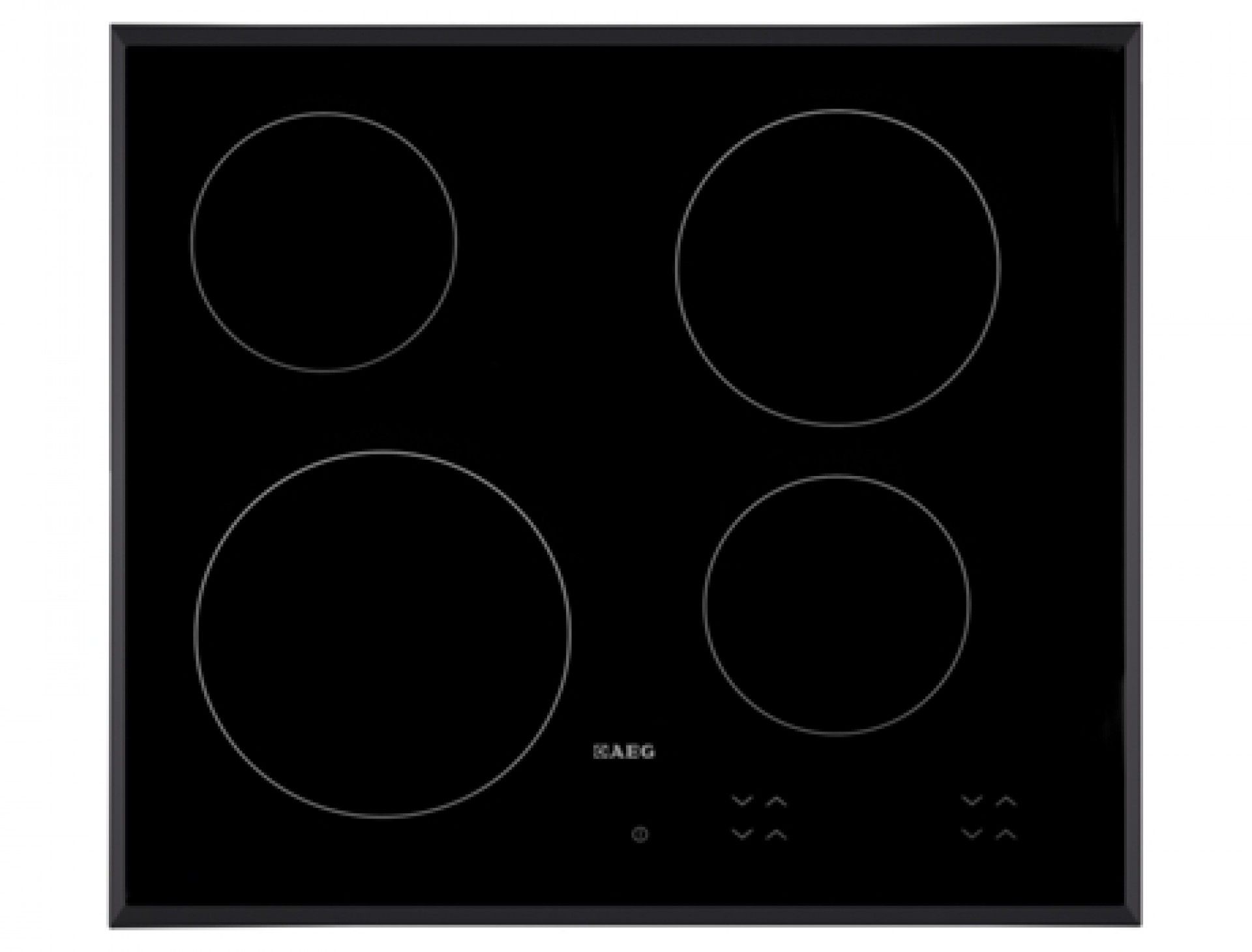 AEG PLACA VITRO 60CM 4 ZONAS BISELADA