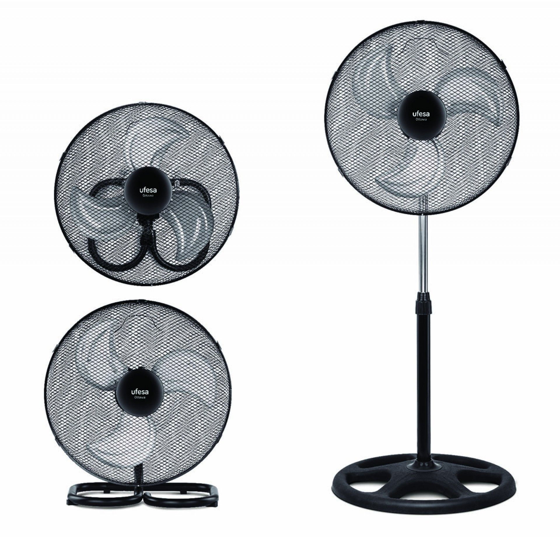 UFESA VENTOINHA DE PE 3EM1 70W 3 VEL