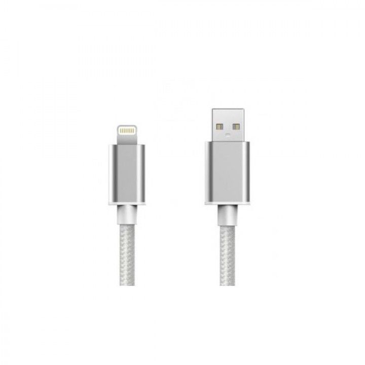TECH FUZZION CABO USB LIGHTNING SILVER TECH FUZZION CABO USB LIGHTNING SILVER