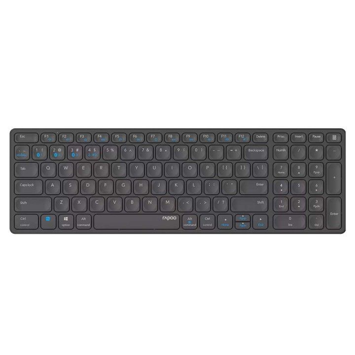 RAPOO TECLADO S/FIO E9700M MULTI MODE PRETO RAPOO TECLADO S/FIO E9700M MULTI MODE PRETO