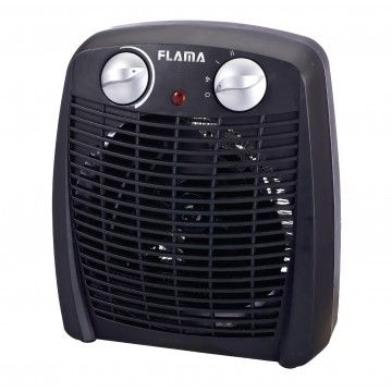 FLAMA TERMOVENTILADOR 2000W 2 NIVEIS AQUECIMENTO PRETO