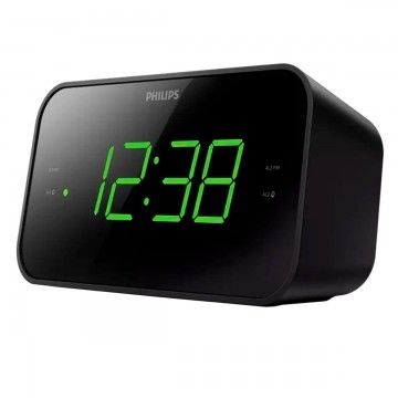 PHILIPS RADIO RELOGIO DESPERTADOR PRETO PHILIPS RADIO RELOGIO DESPERTADOR PRETO